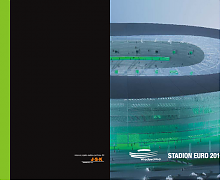 Folder stadionu miejskiego we Wrocławiu