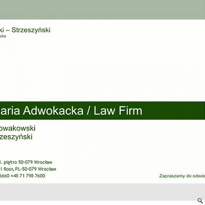 Kancelaria Adwokacka Nowakowski 1